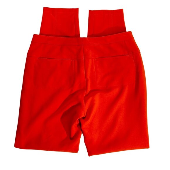 PEACE OF CLOTH Women's Red Pants Poly Blend Stretch Pockets Size 6 - Picture 2 of 11